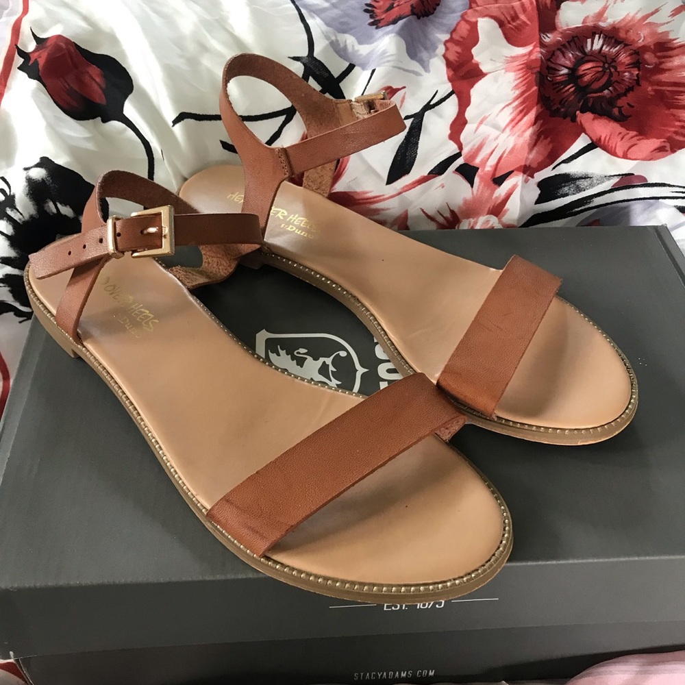 Head Over Heels Tan Sandals